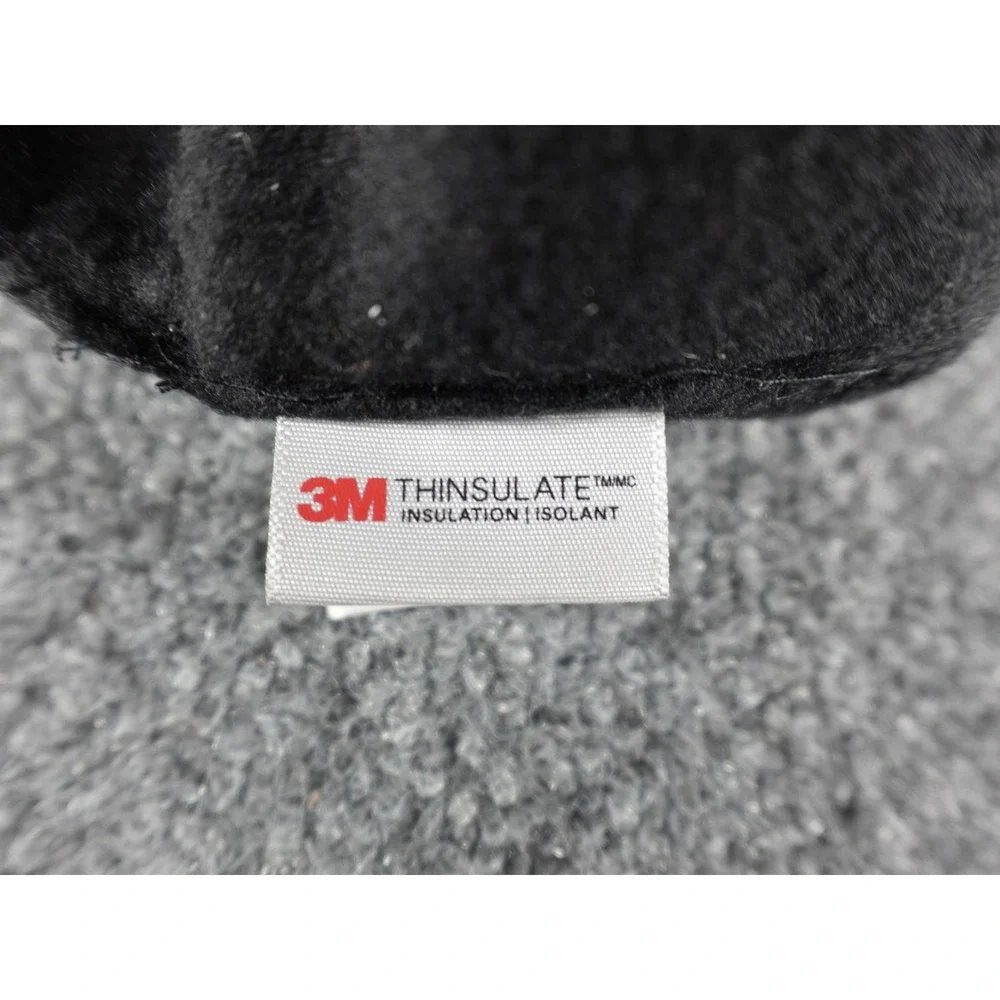 3M Thinsulate Beanie Mens One‎ Size Olive Green Ribbed Knit Insulated Cuffed Hat